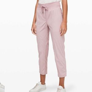 Lululemon light pink dance studio joggers. 25” size 4